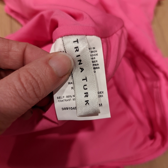 Pink Ruffled One Piece Swimsuit - Picture 5 of 8